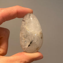Load image into Gallery viewer, Tourmaline in Quartz Palm