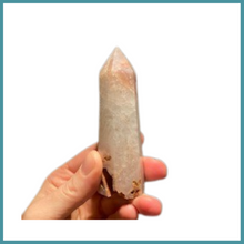 Load image into Gallery viewer, Flower Agate in Clear Quartz Tower