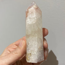 Load image into Gallery viewer, Flower Agate in Clear Quartz Tower