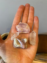 Load image into Gallery viewer, Pink Tourmaline, Pink Kynite and Clear Quartz
