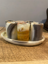 Load image into Gallery viewer, Mexican Agate Shot Glass Set
