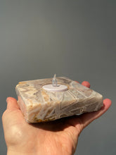 Load image into Gallery viewer, Pink Amethyst Candle Holder
