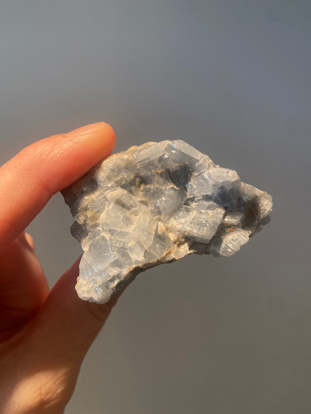 Blue Calcite Cluster