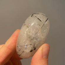 Load image into Gallery viewer, Tourmaline in Quartz Palm
