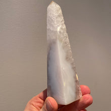 Load image into Gallery viewer, Agate Obelisk with Clear Quartz
